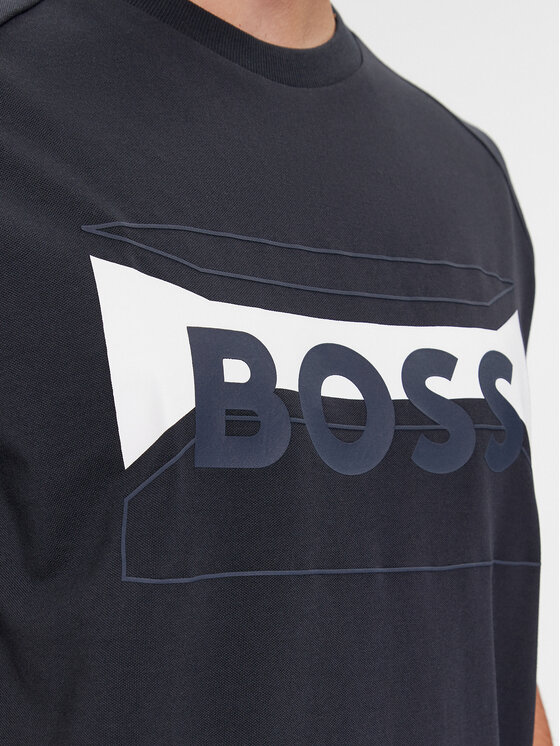 BOSS Boss T-krekls Tee 2 50514527 Tumši zils Regular Fit