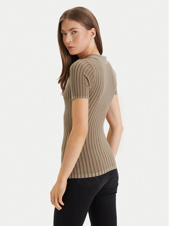 Guess Guess Sweter W6GR09 Z0590 Zielony Regular Fit