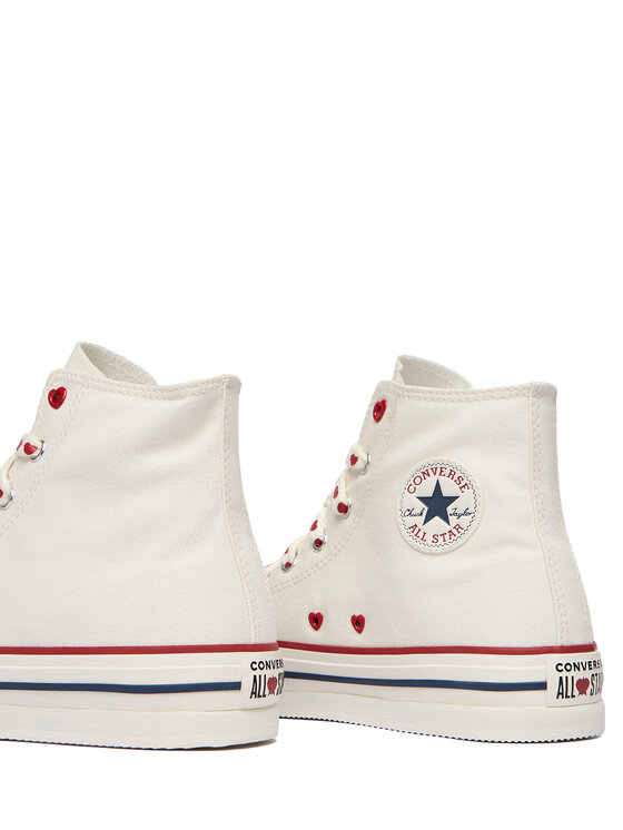 Converse Converse Trampki Chuck Taylor All Star Lift Platform Hearts A19062C Écru