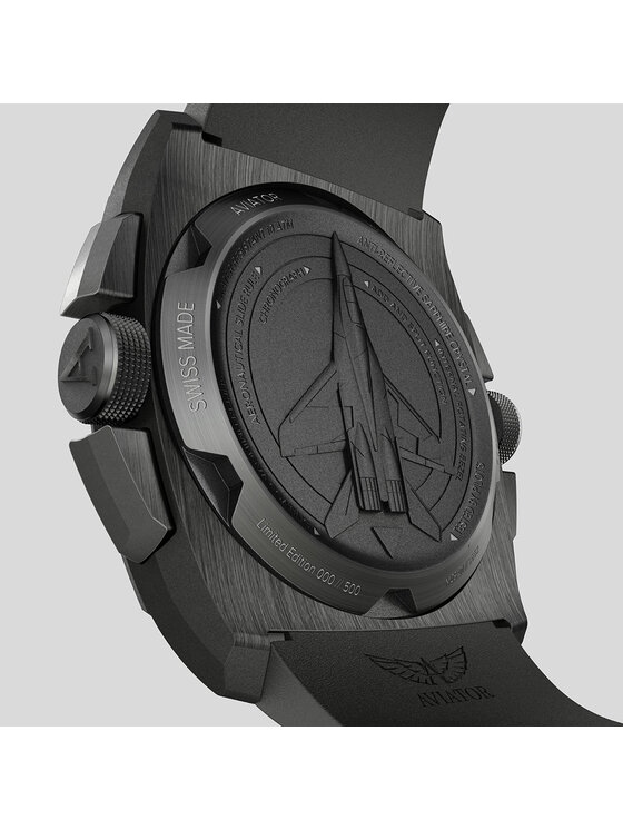 Aviator Aviator Zegarek M.2.30.5.216.6 Czarny