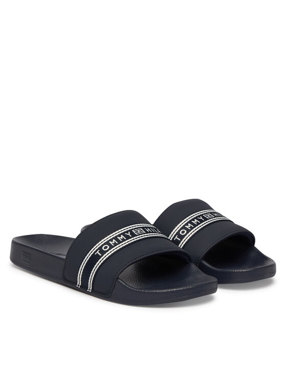 Tommy Hilfiger Tommy Hilfiger Nazouváky Logo Tape Webbing FW0FW09359 Tmavomodrá