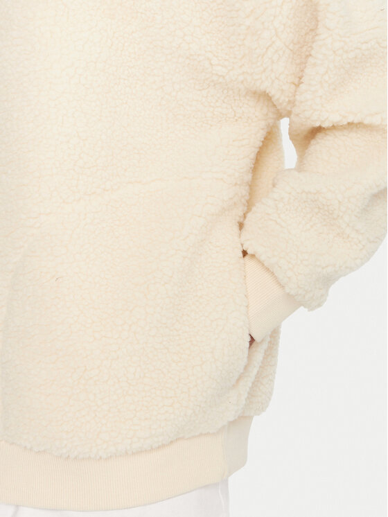 Quiksilver Quiksilver Polár kabát Barranco EQWPF03000 Ekru Boxy Fit