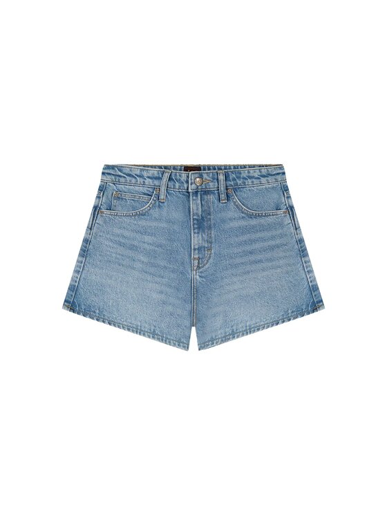 Lee Lee Szorty jeansowe CAROL SHORT Niebieski