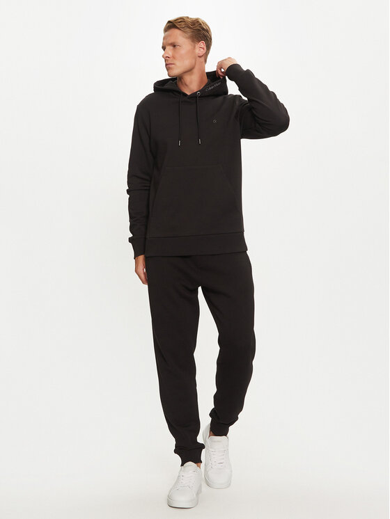 Calvin Klein Calvin Klein Donji dio trenerke Embroidered Logo K10K113579 Crna Regular Fit