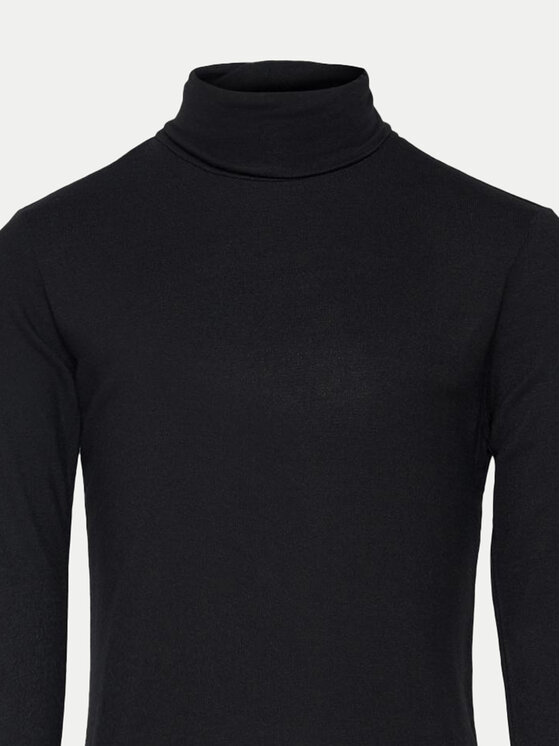 Kids ONLY Kids ONLY Rollkragenpullover 15217082 Schwarz Slim Fit