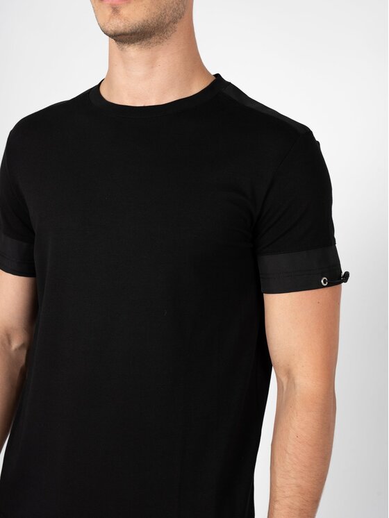 Les Hommes Les Hommes T-Shirt LBT1020700N Μαύρο Regular Fit