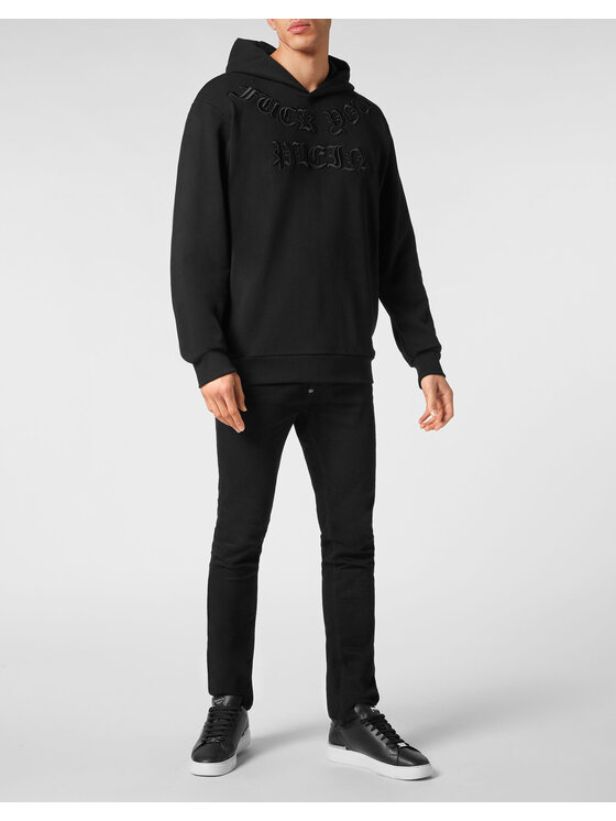 PHILIPP PLEIN PHILIPP PLEIN Mikina 2249 Čierna Regular Fit