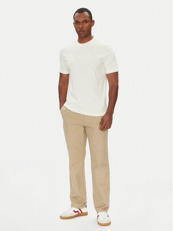 United Colors Of Benetton United Colors Of Benetton Tričko 36JGU105U Béžová Relaxed Fit