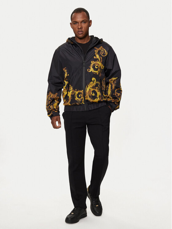 Versace Jeans Couture Versace Jeans Couture Μπουφάν μεταβατικό 76GAS406 Μαύρο Regular Fit