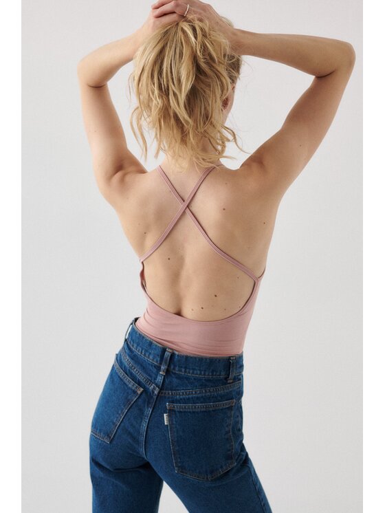 NAGO NAGO Body Nago25 Różowy Close Fit