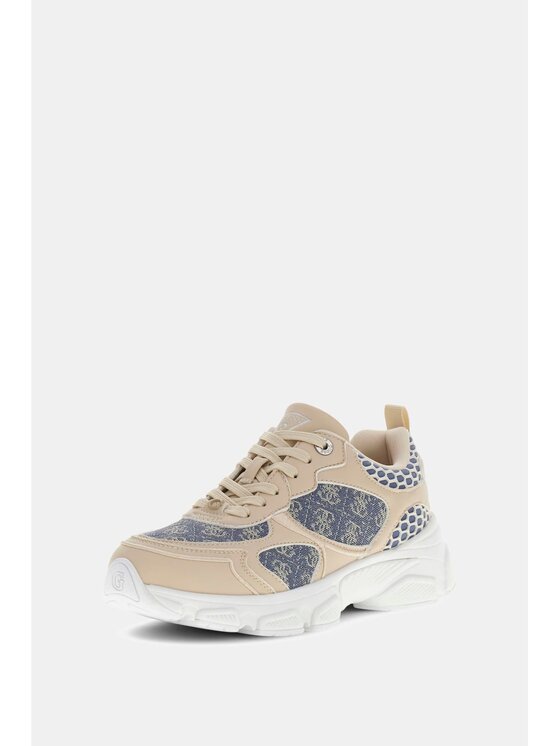 Guess Guess Sneakersy FLTIDY ELE12 Beżowy