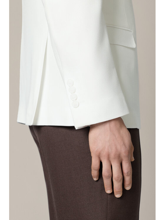 Lancerto Lancerto Marynarka Bobbio MA131126000005 Biały Slim Fit