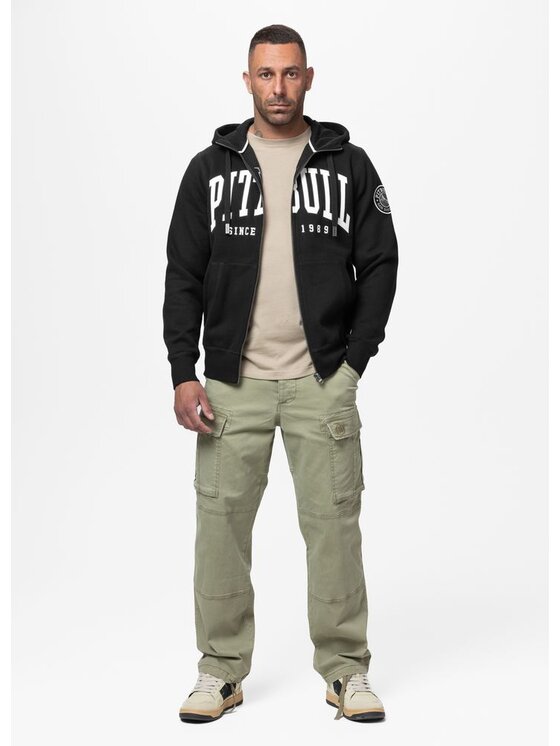 PITBULL PITBULL Bluza NORTON Czarny Regular Fit