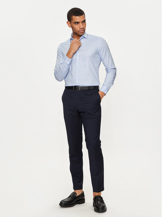 Calvin Klein Calvin Klein Košeľa K10K113164 Modrá Slim Fit