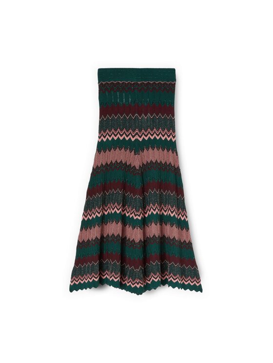 Motivi Motivi Gonna maxi 1605W000707N0S5 Verde Flared Fit