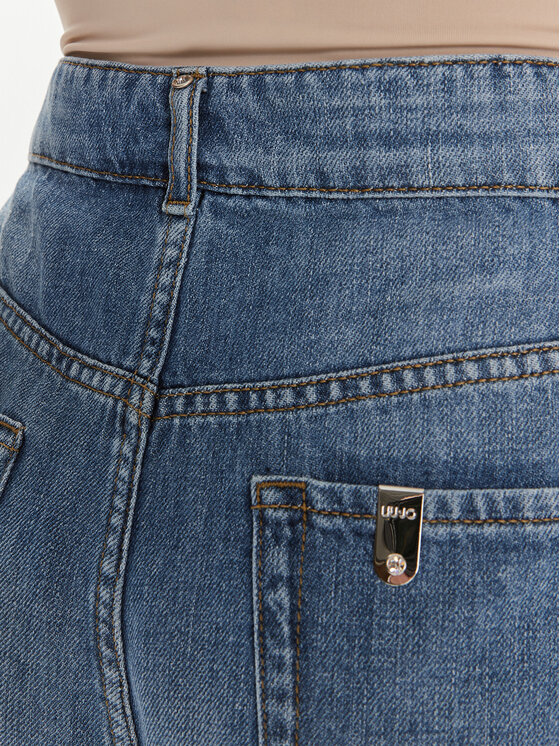 Liu Jo Liu Jo Jeansshorts UA4161 D4828 Blau Relaxed Fit
