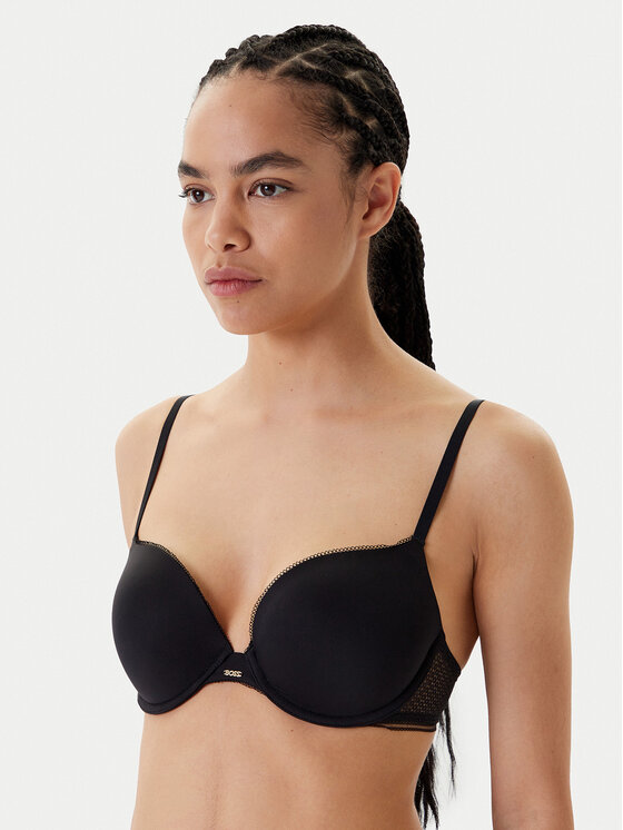 BOSS Reggiseno Push-up 50545346 Nero, taglia : 85B
