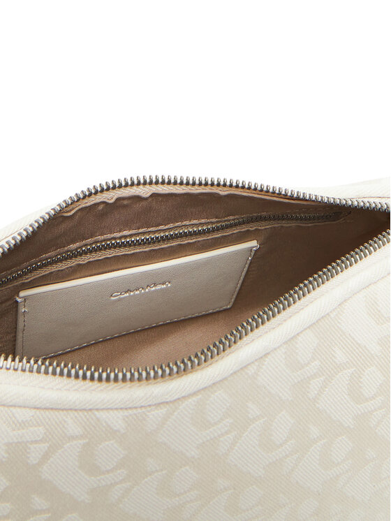 Calvin Klein Jeans Calvin Klein Jeans Borsetta Ckj Monogram Drop Sm Shoulder Ba LV04K3142G Écru