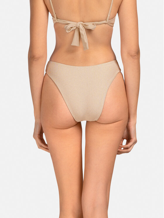 Miss Lou Miss Lou Bikini pezzo sotto D-LG3-E Écru