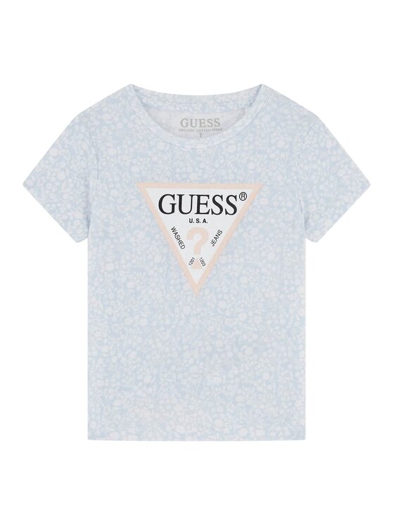 Guess Kids Guess Kids Top 174219 Błękitny Classic Fit