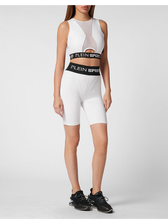 Plein Sport Plein Sport Leggings 12993 Bianco Active Fit