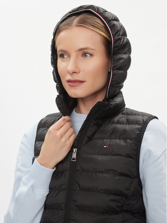 Tommy Hilfiger Tommy Hilfiger Безрукавка Global Stripe WW0WW42051 Чорний Regular Fit