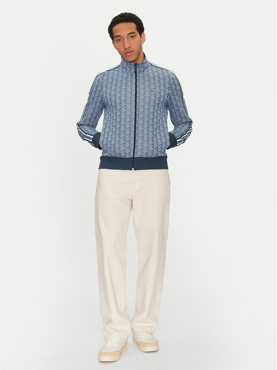 Lacoste Lacoste Bluza SH1368 Niebieski Regular Fit