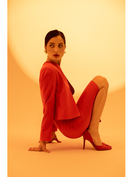 Stylove Stylove Giacca da abito S368 Rosso Comfortable Fit