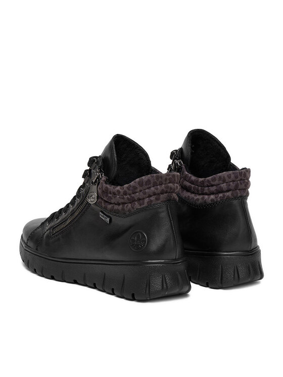 Rieker Rieker Schnürschuhe N1305-00 Schwarz