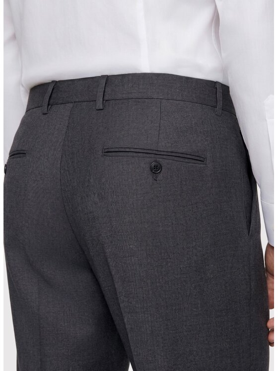 Pako Lorente Pako Lorente Chinosy P26WF-WX-015 Szary Regular Fit