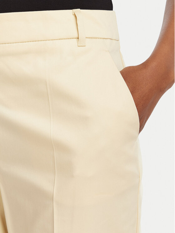 MAX&Co. MAX&Co. Текстилни панталони Lungo 2616131104200 Бежов Regular Fit