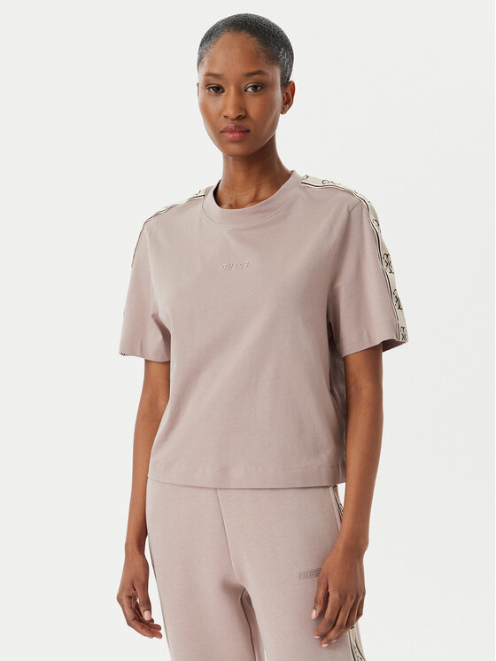 Guess Tricou V3RI08 I3Z14 Roz Relaxed Fit