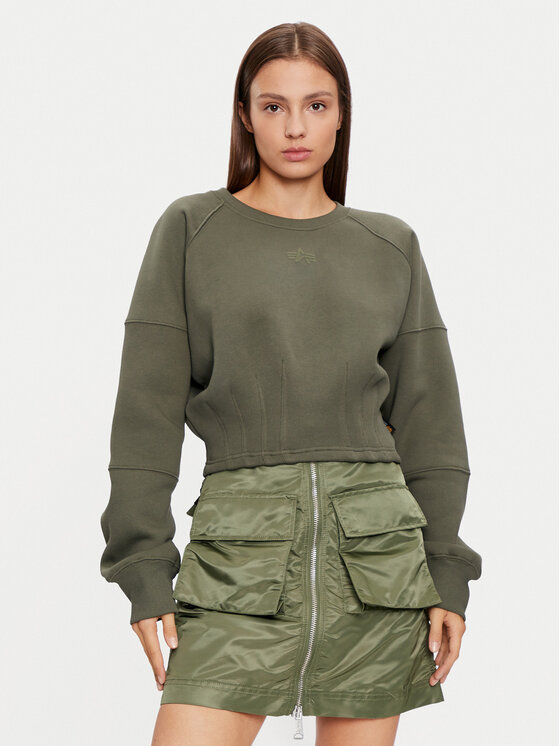 Alpha Industries Alpha Industries Pulóver 148031 Zöld Regular Fit