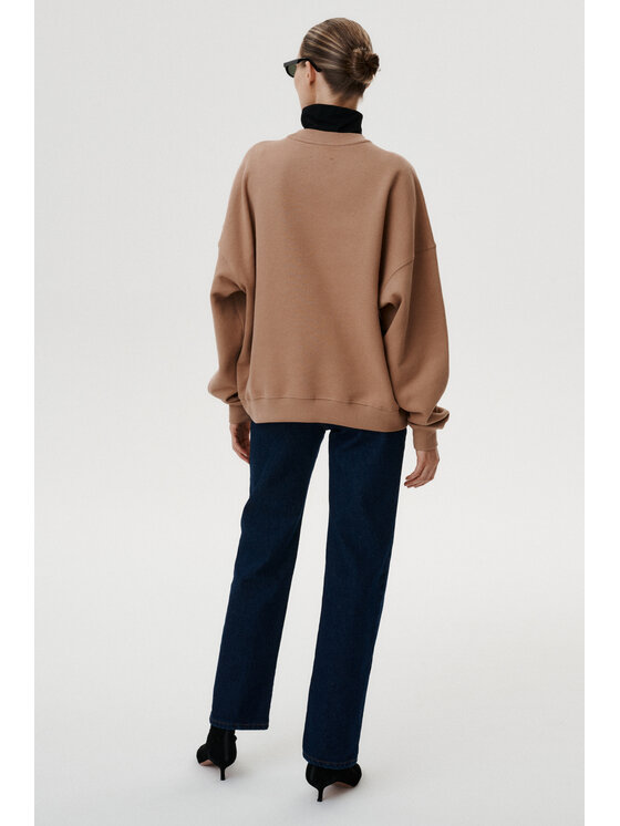MARI PRETI MARI PRETI Felpa Onera Beige Oversize