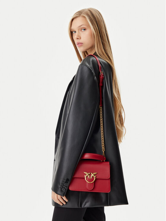 PINKO PINKO Käekott Love One Top Handle Mini Light PE 25 PLTT 100071 A0F1 Punane