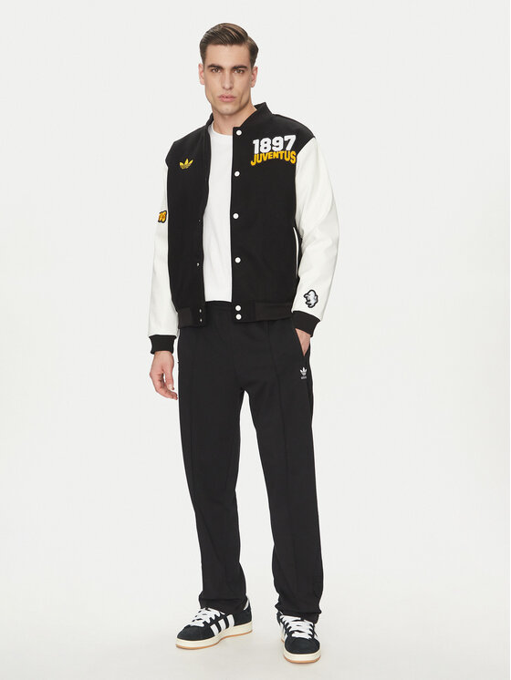 adidas adidas Bunda bomber Juventus VRCT JF0451 Černá Loose Fit