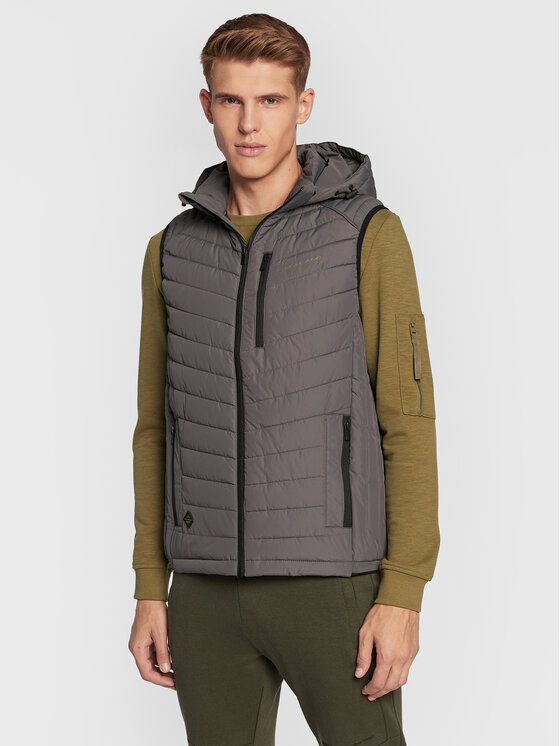 Gilet V-Gori M24081-W23 Grigio Regular Fit