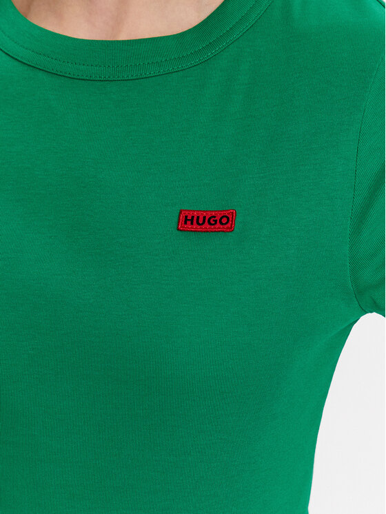 HUGO Hugo Top 50489117 Verde Regular Fit
