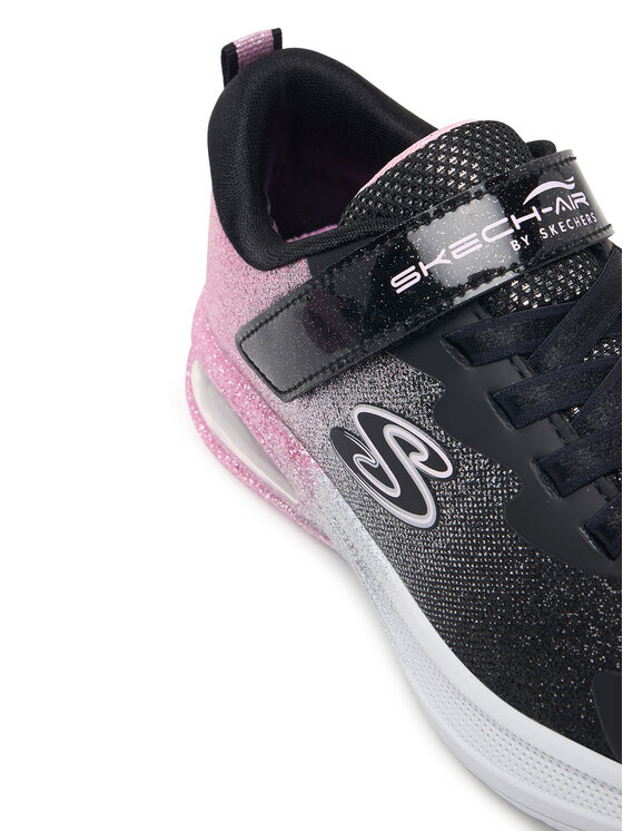 Skechers Skechers Sneakersy Microspec Max Advance - Glitz Gala 303859L/BKRG Černá