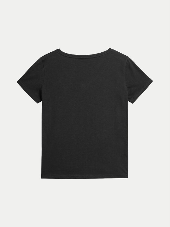 4F 4F T-särk 4FWSS24TTSHF1162 Must Regular Fit