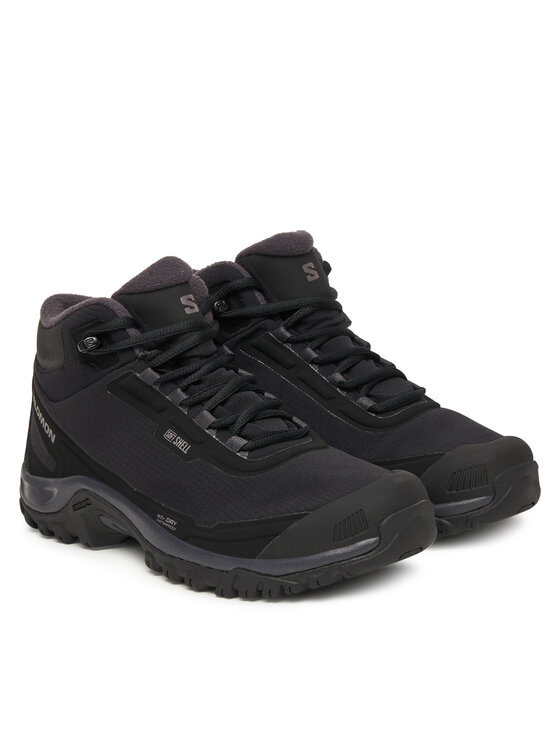 Salomon Salomon Trekingová obuv Shelter Waterproof L47855000 Černá
