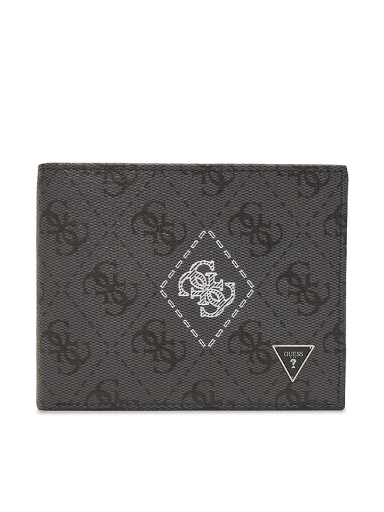Guess Guess Голям мъжки портфейл SMMACT LEA24 Сив