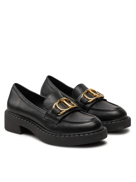 TWINSET TWINSET Лофери 242TCP030 Чорний