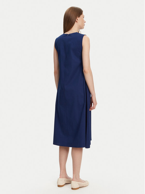Selmark Selmark Vasarinė suknelė BL495 Tamsiai mėlyna Regular Fit