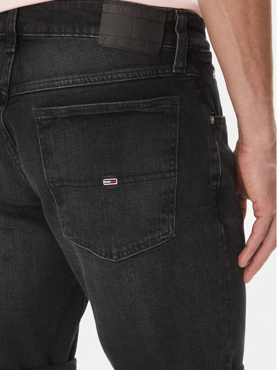 Tommy Jeans Tommy Jeans Pantaloni scurți de blugi Ronnie DM0DM20945 Negru Regular Fit