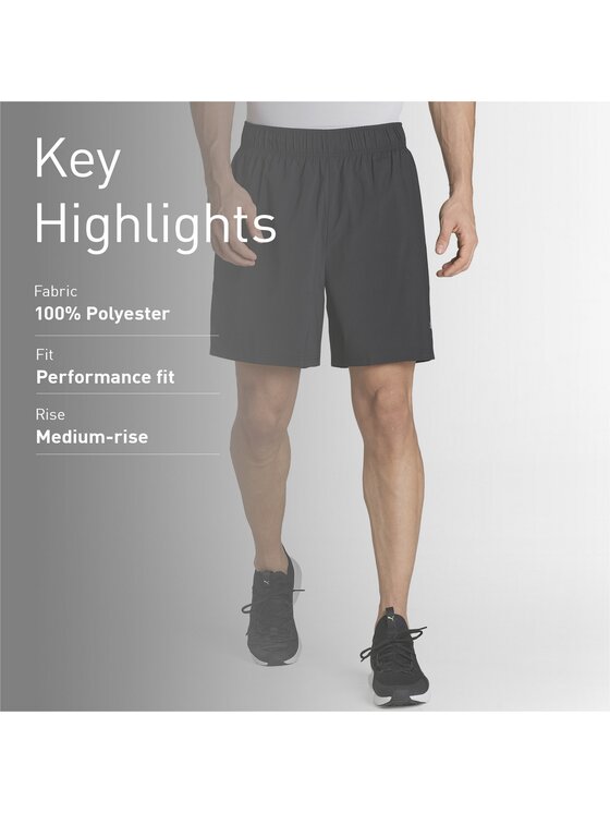 Puma Puma Szorty sportowe 521351 Czarny Regular Fit