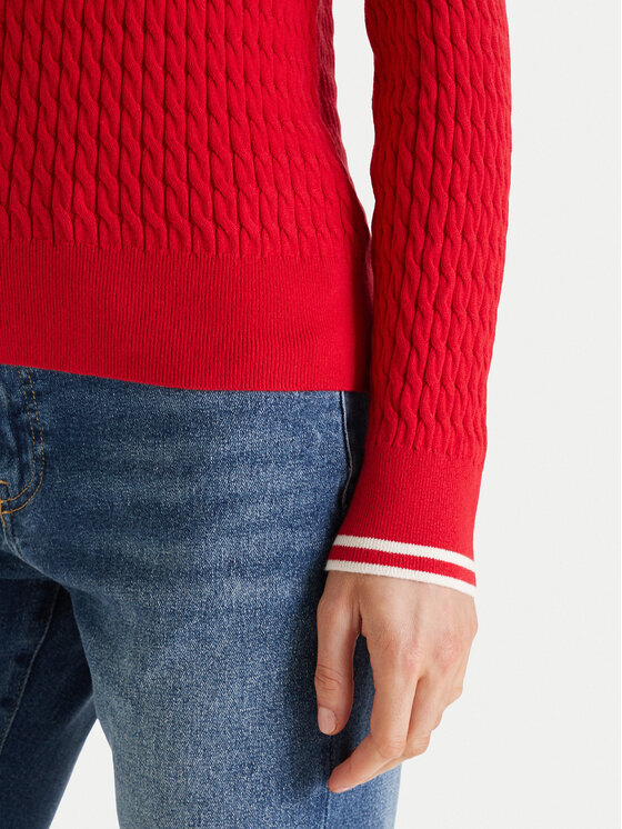 Tommy Hilfiger Tommy Hilfiger Svetr WW0WW44987 Červená Regular Fit