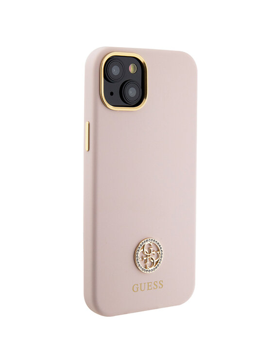 Guess Guess Etui na telefon iPhone 15 Różowy