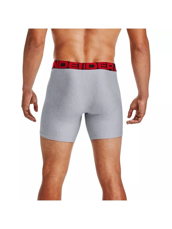 Under Armour Under Armour Boxer Under Armour Charged Tech 6in 2 Pack Grigio
