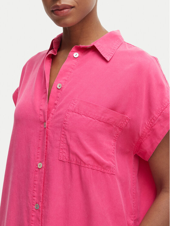 Iconique Iconique Haljina košulja Quinn IC26-060 Tamno roza Relaxed Fit